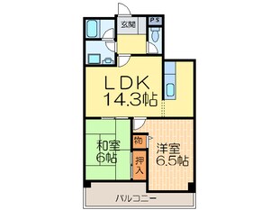 スタシオン鴫の物件間取画像